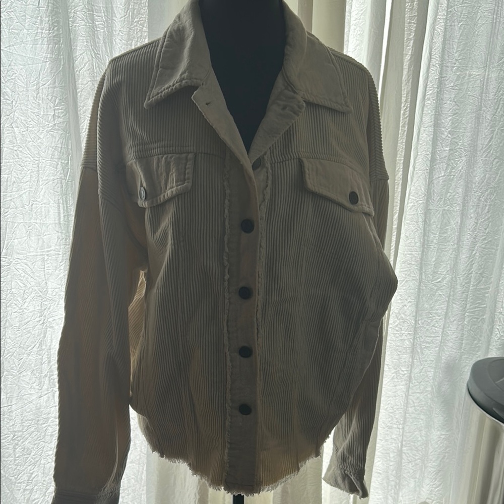 Women's Corduroy Jacket - Cream